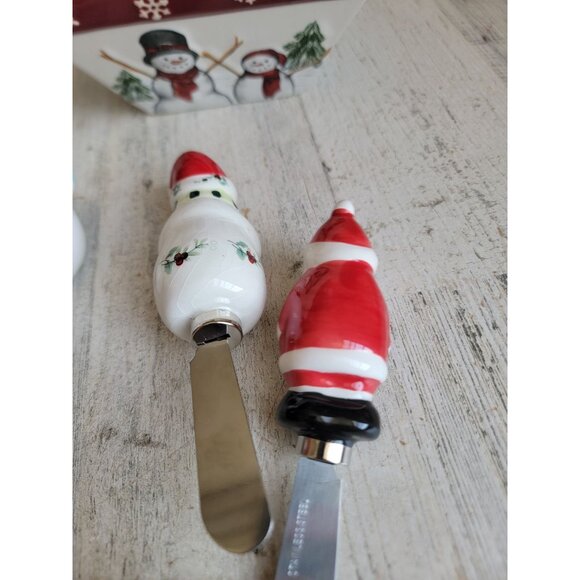Variety snowman bowl spreader Santa figure Xmas decor home collection - Picture 8 of 13